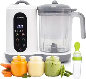 Sofinity Baby Food Steamer & Blender 2-in-1 Rapid Steaming Smooth Purees BPA-Free Auto Shut-Off Large Capacity for Homemade Infant Meals & Toddler Nutrition