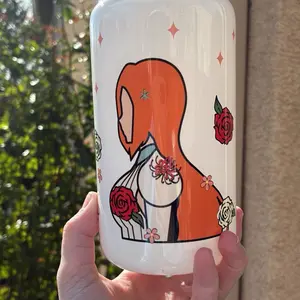 Orihime and ichigo cup(white)