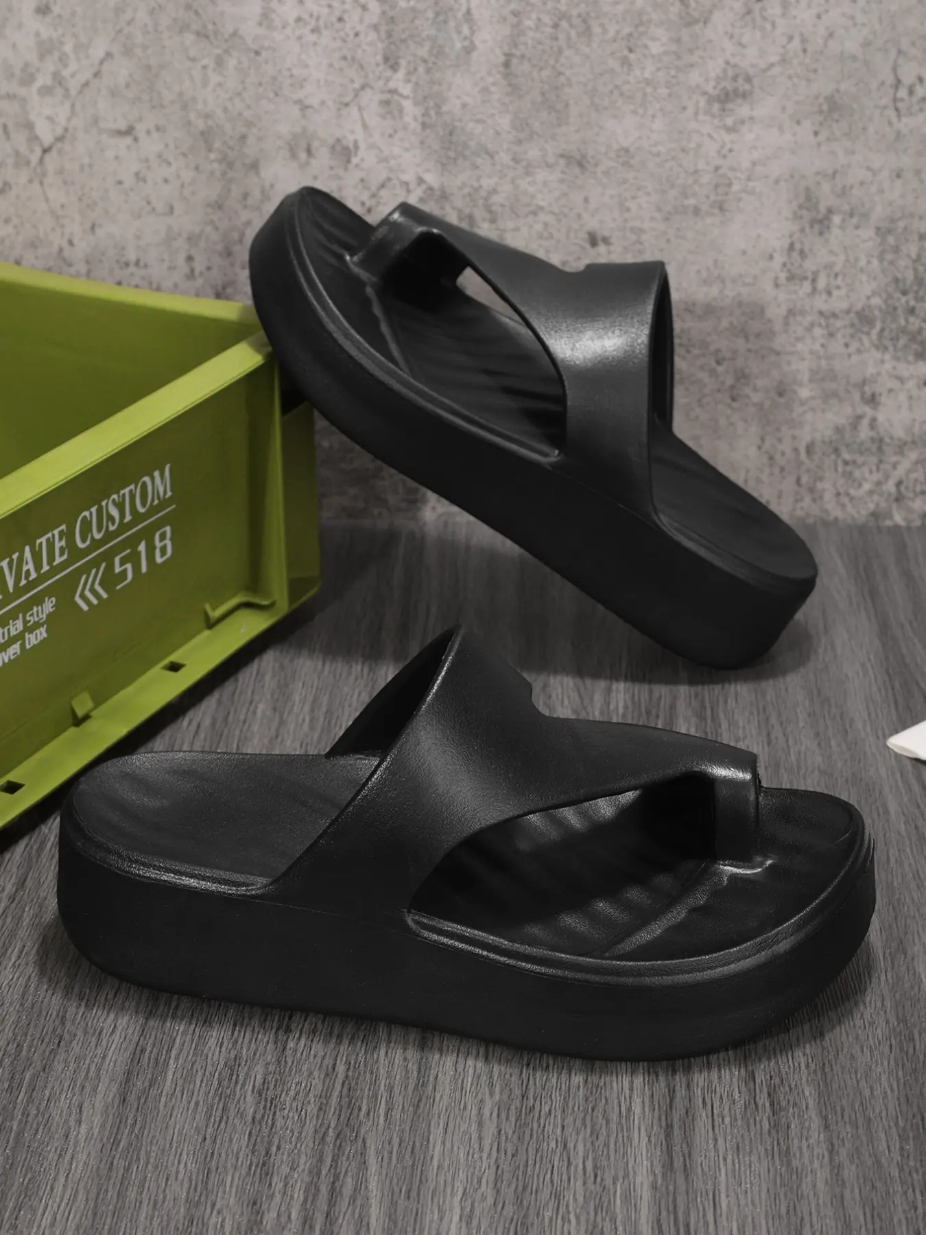 2026 New Lightweight Eva Slippers, Fashionable Indoor Outdoor Thick Sole Anti-Slip Durable Sandals, Sizes 36-41 Available
