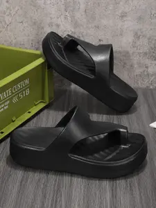 2026 New Lightweight Eva Slippers, Slide, Casual Three-Band Design, Home & Outdoor Use, Thick Sole Anti-Slip Durable, Sizes 36-41 Available, Footwear