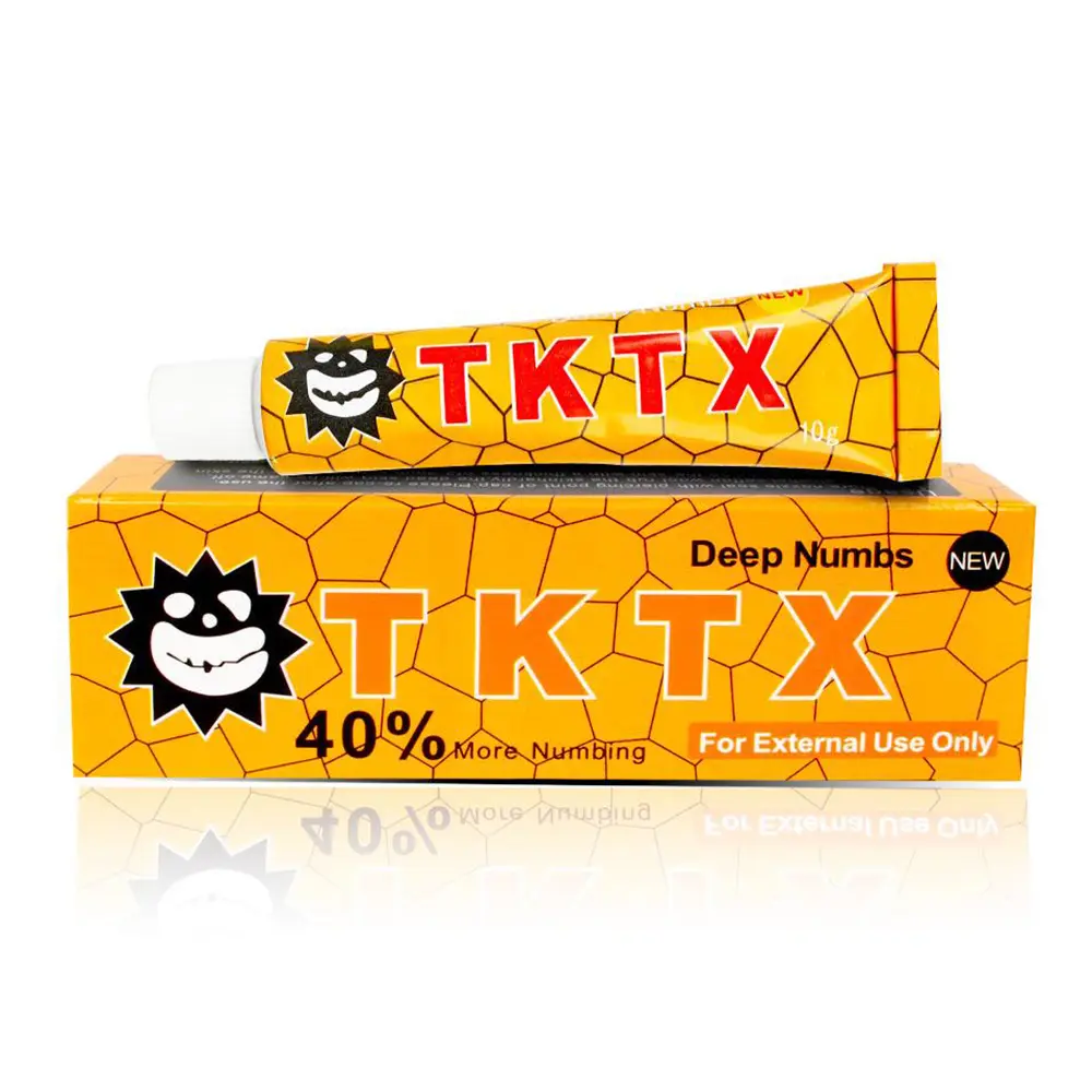 Yellow 40% painless tattoo cream
