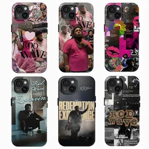 Y-Roddd Wave Collage Phone Case,Rod wave tour 2025 Phone Case,for iPhone 16 15 14 13 12 11 17Pro Max,for Samsung S25 S24 S23 S22 Ultra,Protective Cover,give her/him a gift for Christmas and Thanksgiving