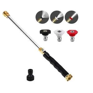 High Pressure Washer Gun with Adjustable Nozzle – Pressure Washer Attachment for Car Washing, Garden Irrigation
