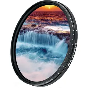 40.5mm ND Filter ND2-2000 VND Variable Neutral Density Adjustable Fader for  ZV-E10 II ZVE10 A7CII A7C ZV-E1 ZVE1 ZV-1F A6400 A6300 A6100 A6000 with E 16-50mm Kit Lens or FE 28-60mm Kit Lens