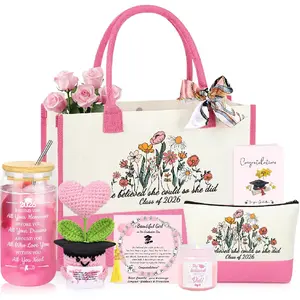 Graduation Gifts for Women Her 2026, High School College Class of 2026 Graduation Gifts for Women Her Basket Set of 7