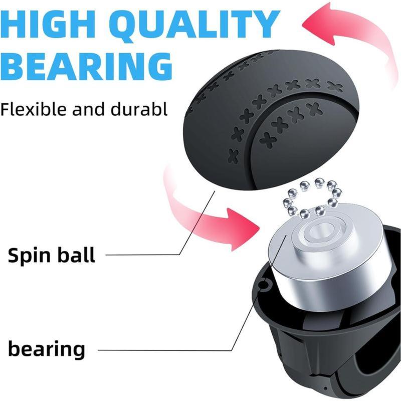 This new heavy-duty steering wheel swivel, made with soft silicone and metal bearings, is suitable for power steering wheels in cars, tractors, trucks, boats, lawnmowers, forklifts, and more. A perfect Valentine's Day gift to relieve stress.