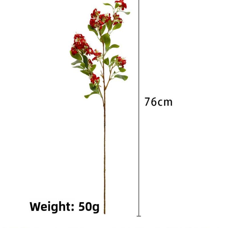 Fragrant Lilac Artificial Flower Bouquet  Effortless Home Upgrade: Lifelike Lilac Floral Arrangement - Ready-to-Use Decor for Living Room & Dining Table. High-Quality Faux Flowers, Never Wilt. Decorative Eternal