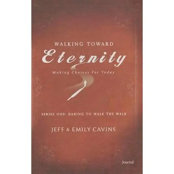 USED Book - Walking Toward Eternity-Journal with Bookmark by Jeff Cavins (Hardcover) - english