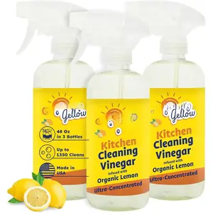 -Based Kitchen Cleaner |  by  Vinegar & Infused with   | Multipurpose Kitchen Counter Cleaner Works  Tile, , Granite, & Marble, 16 Fl Oz (3-Pack)