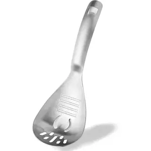 5-in-1 Multifunctional Cooking Spoon, 18/8 304 Stainless Steel, Egg Separator, Egg Yolk Separator,  Masher, Dishwasher Safe for  Kitchen & Camping