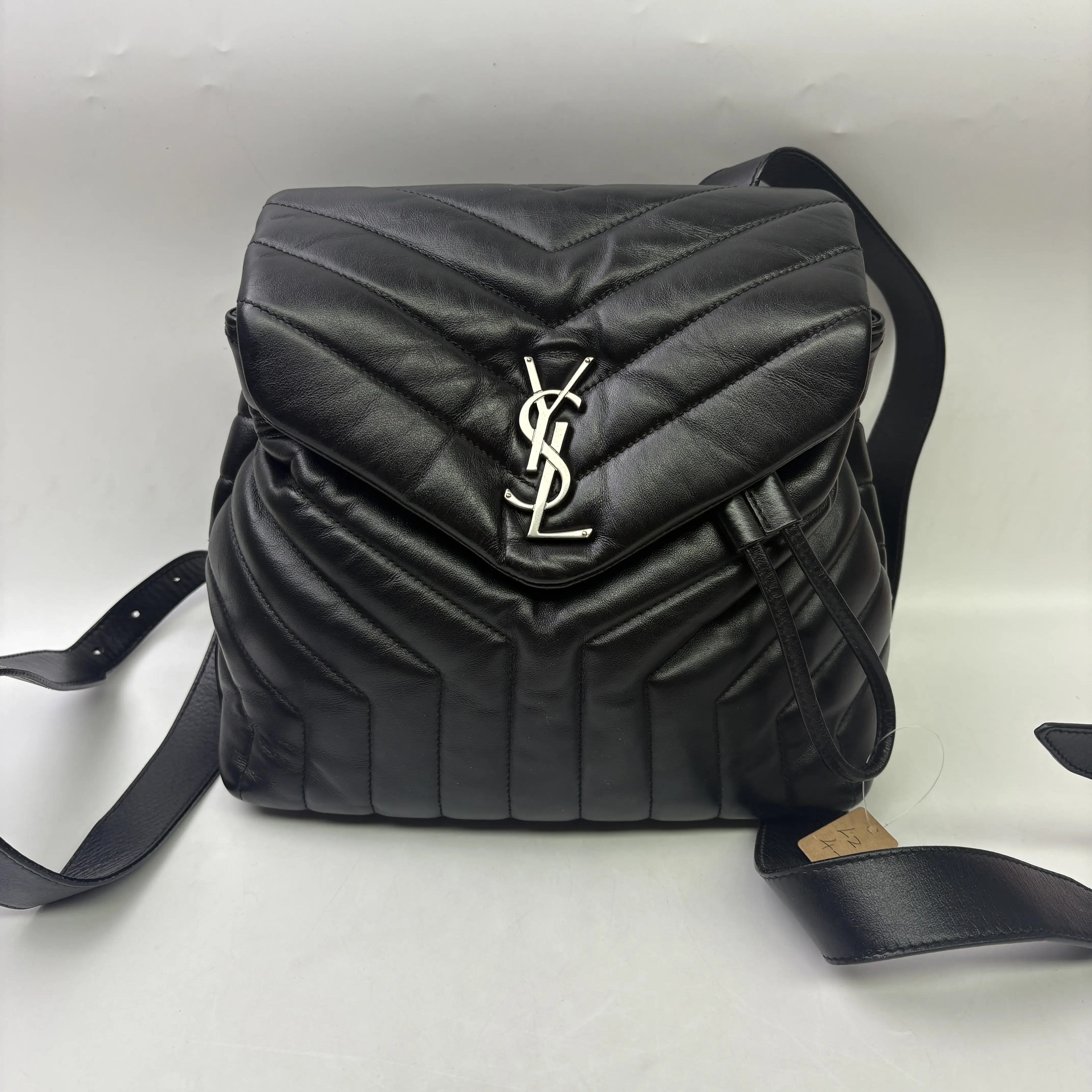 Pre-owned Calfskin Backpacks Saint Laurent Black Backpack