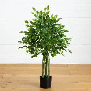 3.5' UV Resistant Artificial Ficus Tree (Indoor/Outdoor)