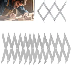 3/712 Point Woodworking Center Finder-Tool, Woodworking Measurement Kit with Adjustable Arms, Center Point Finder, Hand Tools for Precise Measurements