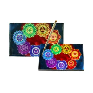 7 Chakras 3" x 5" Incense Burner Ash Catcher