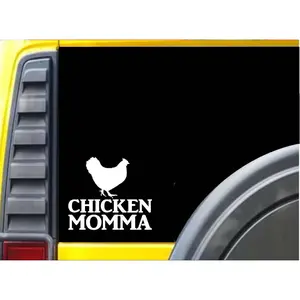 Chicken Momma Sticker k584 8 inch chicken decal