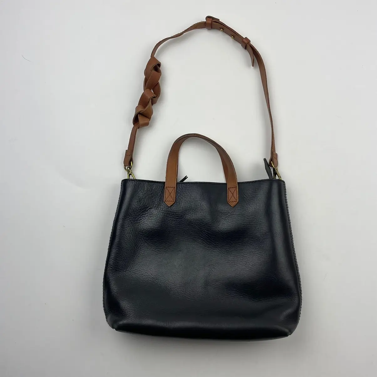 Madewell Small Transport Leather Crossbody Tote Madewell Small Transport Leather Crossbody Tote