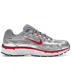 Nike Men's P-6000 Metallic Silver Gym Red, from StockX