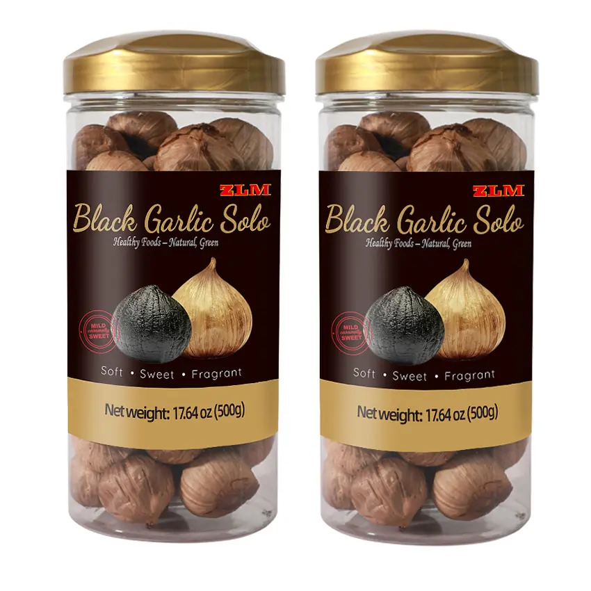 Fermented Culinary Garlic Cans (17.6oz/500g) - 100% Natural, Easy Peel, Additive-Free, Kosher Approved, Antioxidant Rich, Polyphenol Packed, Home Cooking Sauce Enhancer, Chamoy Pickle Recipe Kit Compatible, Ready-to-Eat Healthy Snack
