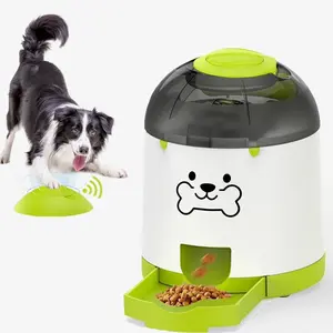 Pet Deluxe Dog Puzzle Feeder Toy, Interactive IQ Training, Electronic Treat Dispenser, Automatic Rechargeable with Remote for Food Dispensing, All Breeds, 280ml Capacity