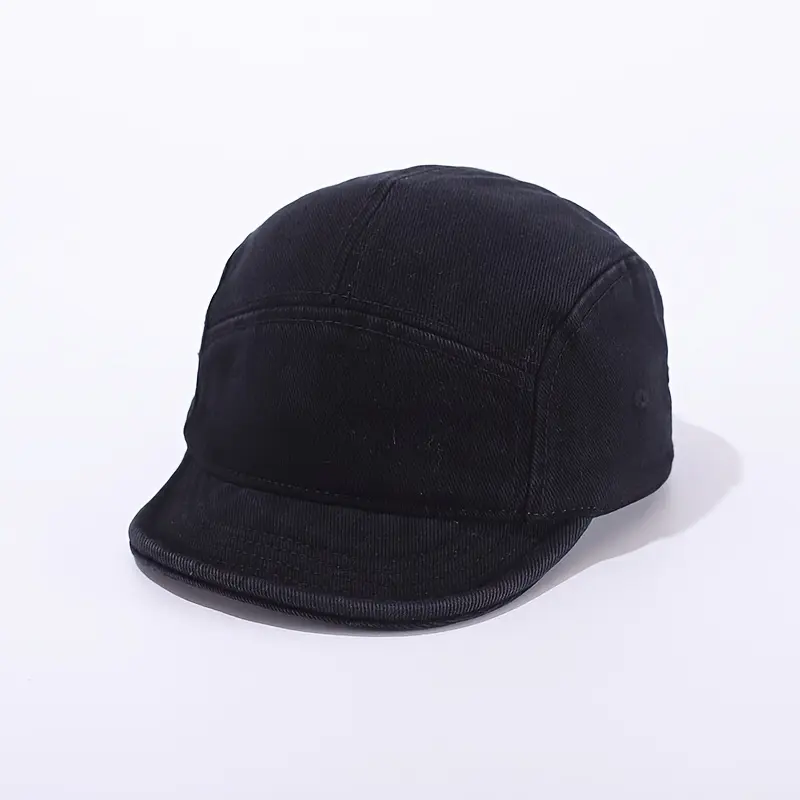 1 Top Japanese Retro Short Brim Washed and Distressed Color Five-Panel Hat Trendy Casual Baseball Cap