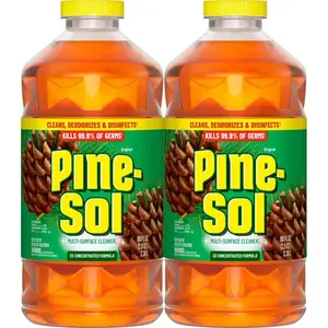 Pine-Sol Original Disinfecting All-Purpose Cleaner (2-Pack) 80 OZ - Fight dirt, grease & grime with Original All-Purpose Cleaner