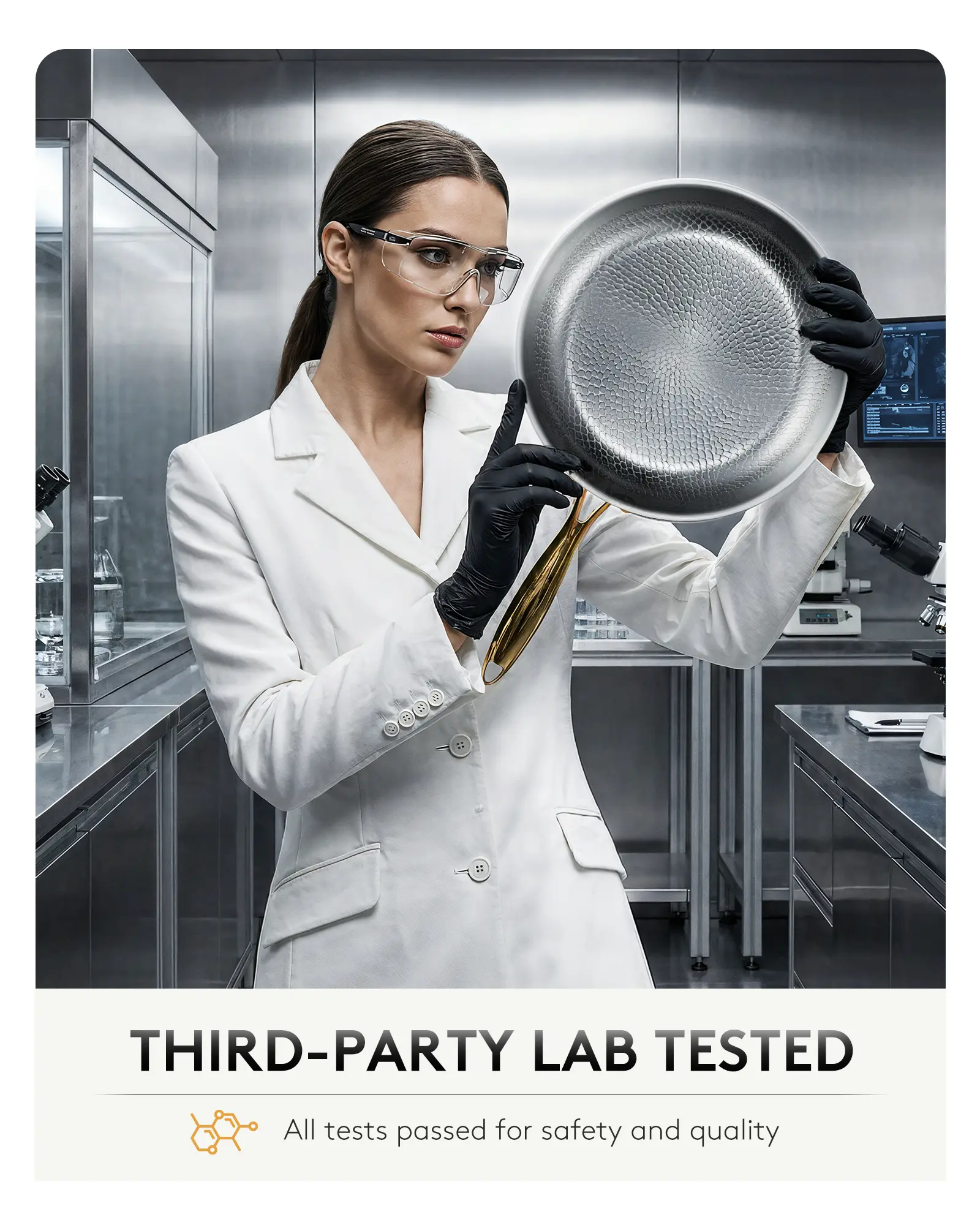 Titanium Pans for Cooking | 12 Inch Pure Titanium Skillet Set with Lid ...