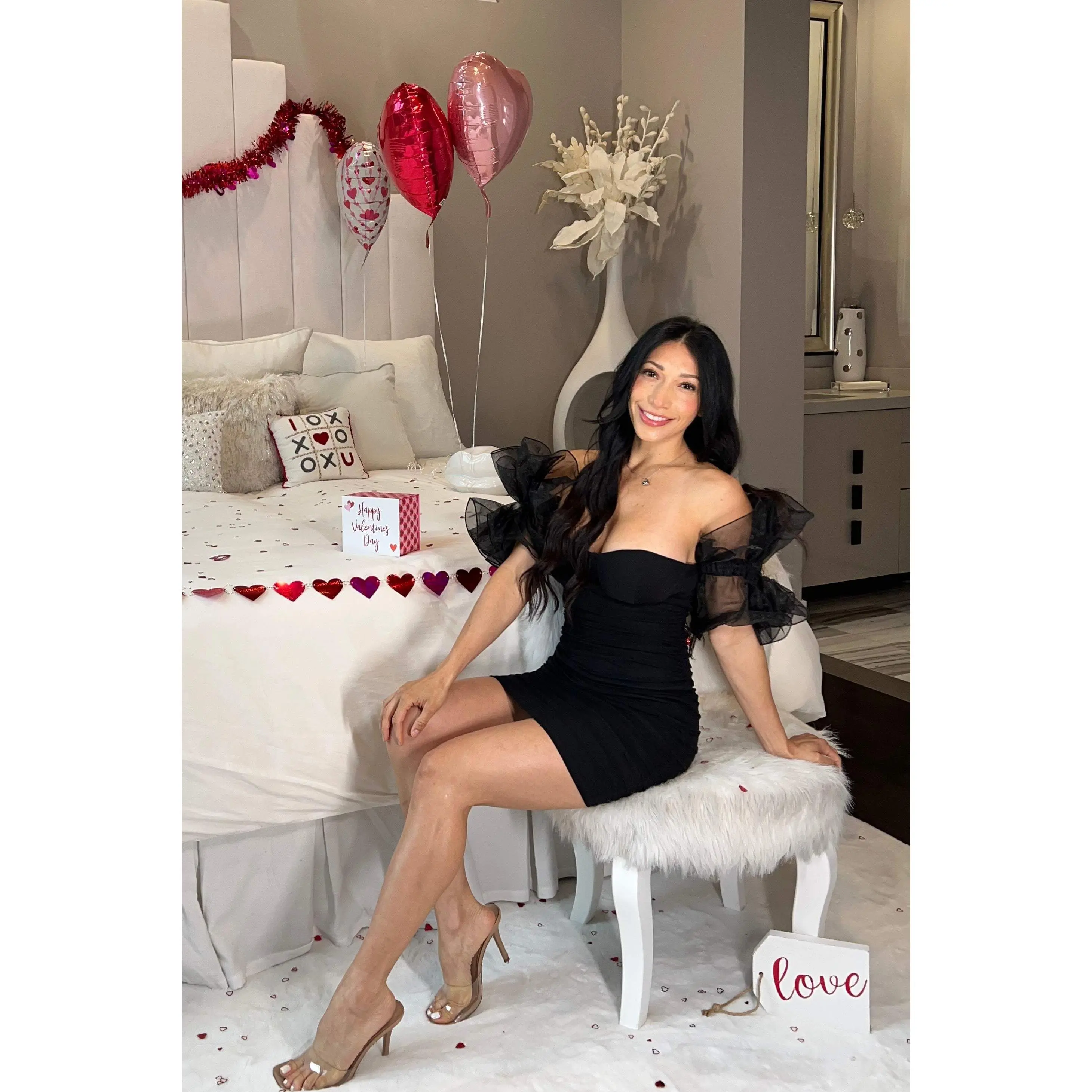 Win Your Heart Ruffle Dress