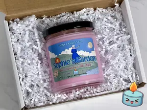 Sophie's Garden Candle | Hand Poured Vegan Wax Blend Candle | 9 oz, 4 oz, 2 oz Snap Bar