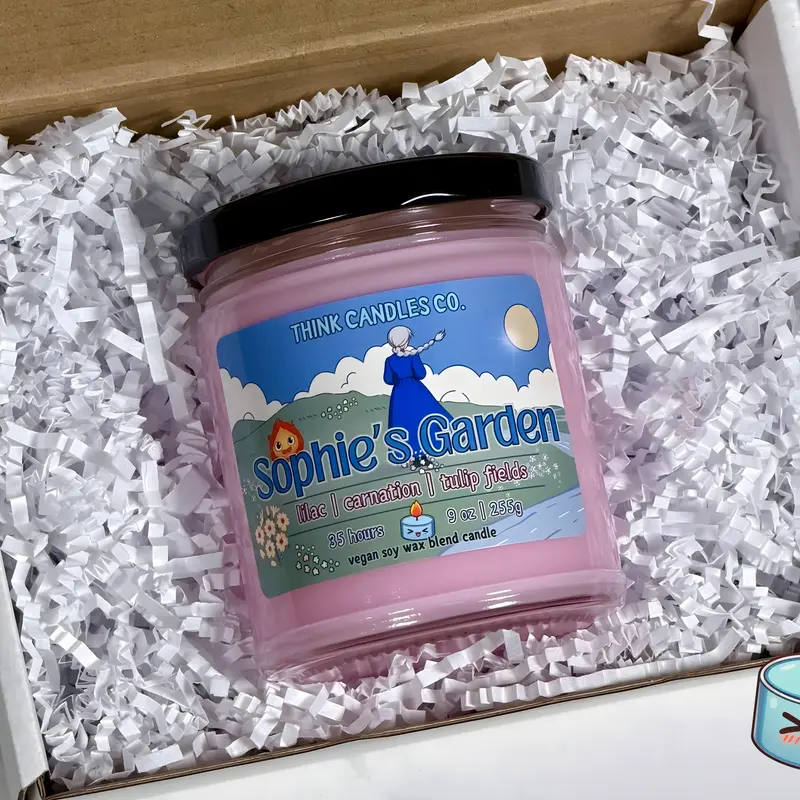 Sophie's Garden Candle | Hand Poured Vegan Wax Blend Candle | 9 oz, 4 oz, 2 oz Snap Bar