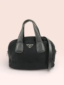 Pre-owned PRADA Nylon Crossbody Bags Tessuto 2 Way Bag (Black)
