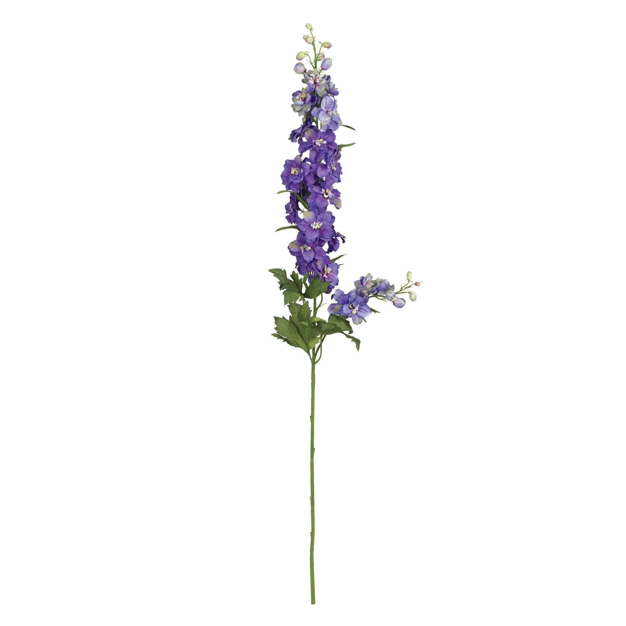 12-Piece Bold-Subtle Silky Delphinium Artificial Flower Stem Pack, 35-39in (38.5in Typical) Long-Lasting Florals for Home Interior Decorative Arrangements