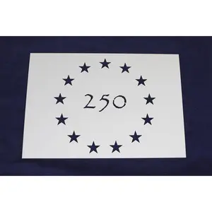 USA 250 Anniversary 13 Star Stencil