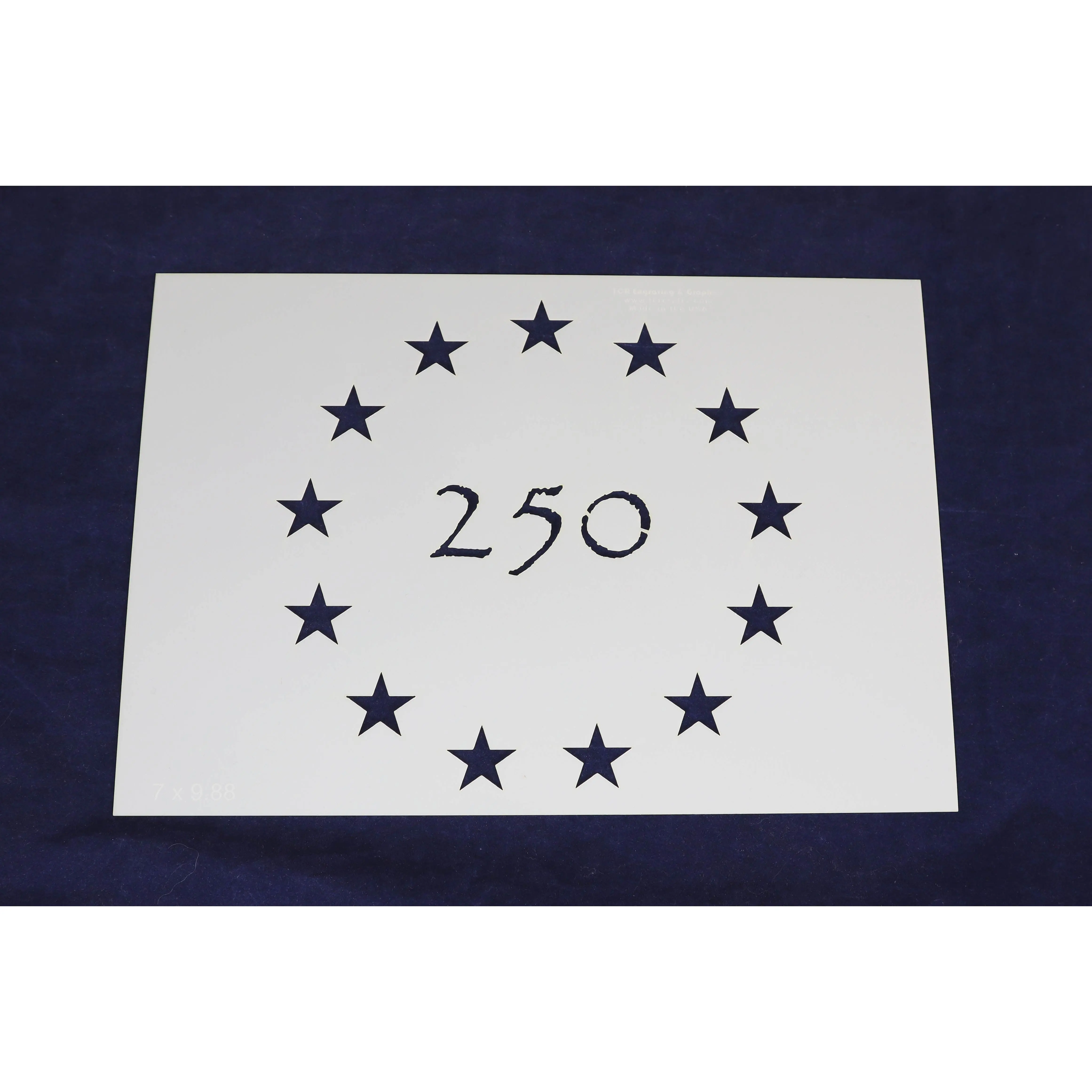 USA 250 Anniversary 13 Star Stencil USA 250 Anniversary 13 Star Stencil