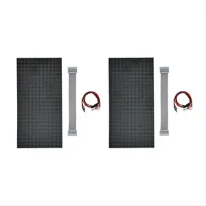 2Pcs P5 Indoor LED Screen Panel 64X32 Pixels LED Display Module 16 Scan 320X160mm Full Color LED Screen Panel