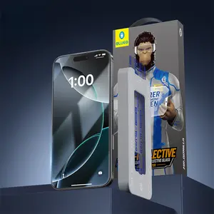 BLUEO AR Anti-reflective Screen Protector for Iphone, Receiver Dustproof, High-end Screen Protector, Fingerprint Resistant, Dust-free, Bubble-free, Easy-to-use, Screen protector applicator, installation tool Smartphone Cellphone