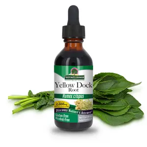 Nature's Answer Alcohol-Free Yellow Dock Root 2000mg 1oz | Gluten-Free, Non-GMO, Vegan | Single Count