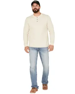 Moonshine Spirit Men's Fire Water Wash Decker Slim Straight Stretch Denim Jeans - Msho22j54-Mdw