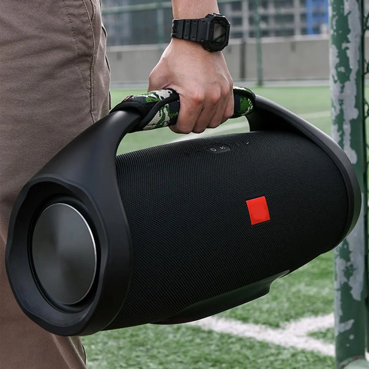 Velcro Design Speaker Handle Cover, Anti-slip Handle Wrap Pad, Grip Handle Cover for JBL Boombox/Boombox 2/Boombox 3, Audio & Video Accessories