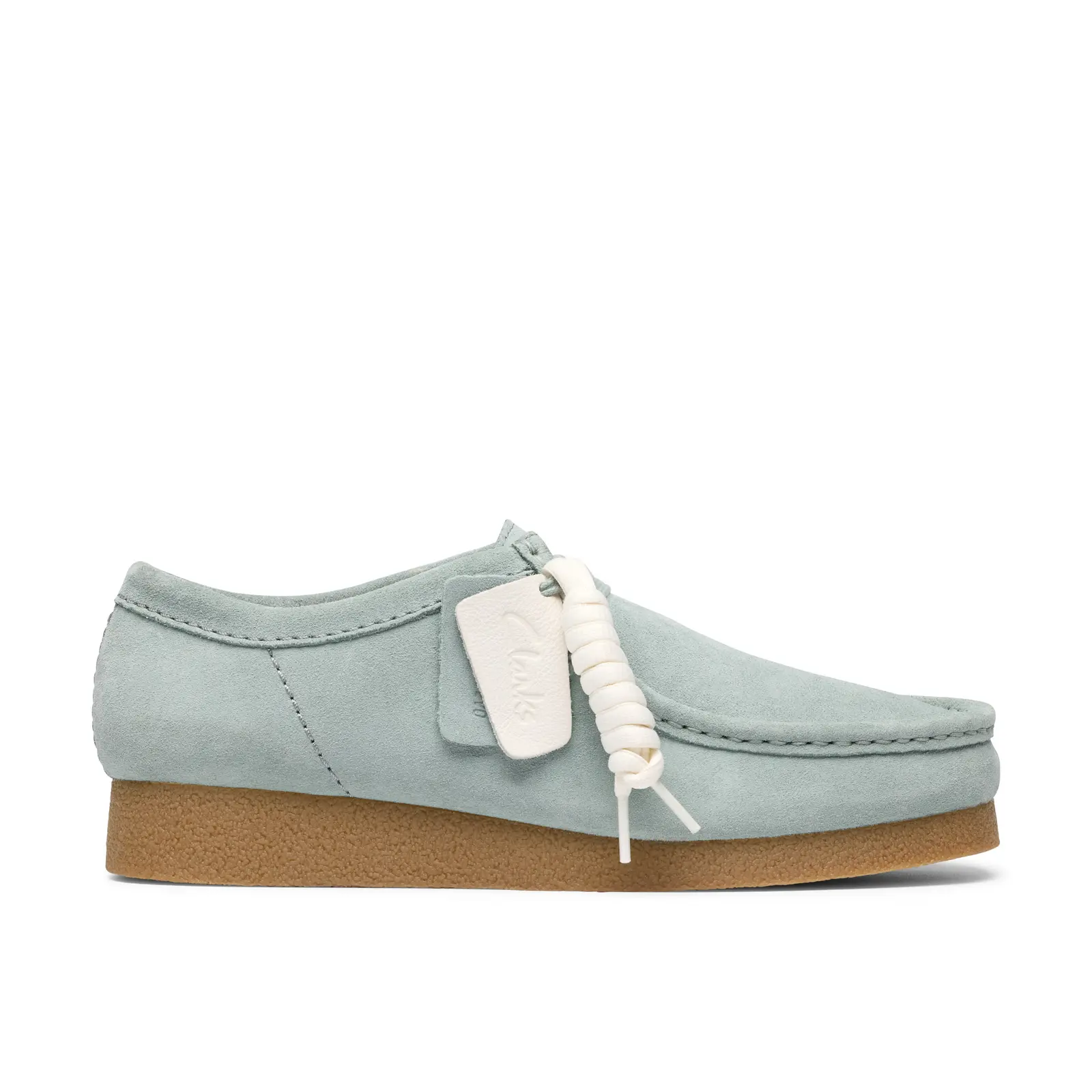Clarks Wallabee EVO 26183989 Mens Green Oxfords & Lace Ups Casual Shoes