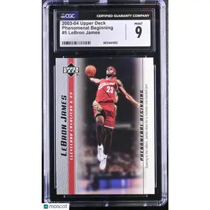 2003-04 Upper Deck LeBron James Phenomenal Beginning #5 CGC 9