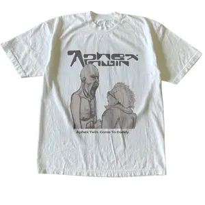 Retro Aphex Twin Come To Daddy Graphic T-Shirt, Iconic Music Video Sketch Style Monster Artwork Print, Unisex Streetwear Tee For Electronic Music Fans, 90s IDM Vintage Outfit