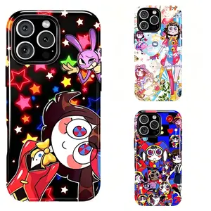 Digital Circus Phone Case |     Weirdcore Cartoon Design |     Suitable for iPhone 17/16/15/14/13/12/11 Pro Max/Plusand Samsung Galaxy S23-25, shock-absorbing, anti-drop protective case, lightweight, new fashion trend design