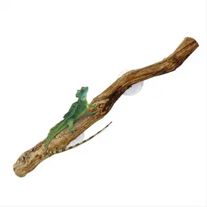 Reptile Branches for Climbing Unique Bearded Dragon Branch Natural Non-Slip Habitat Decorations Reptile Decor