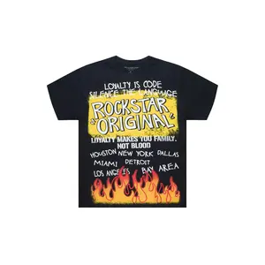 Beno 2.0 Black/Yellow Oversized Graphic T-Shirt