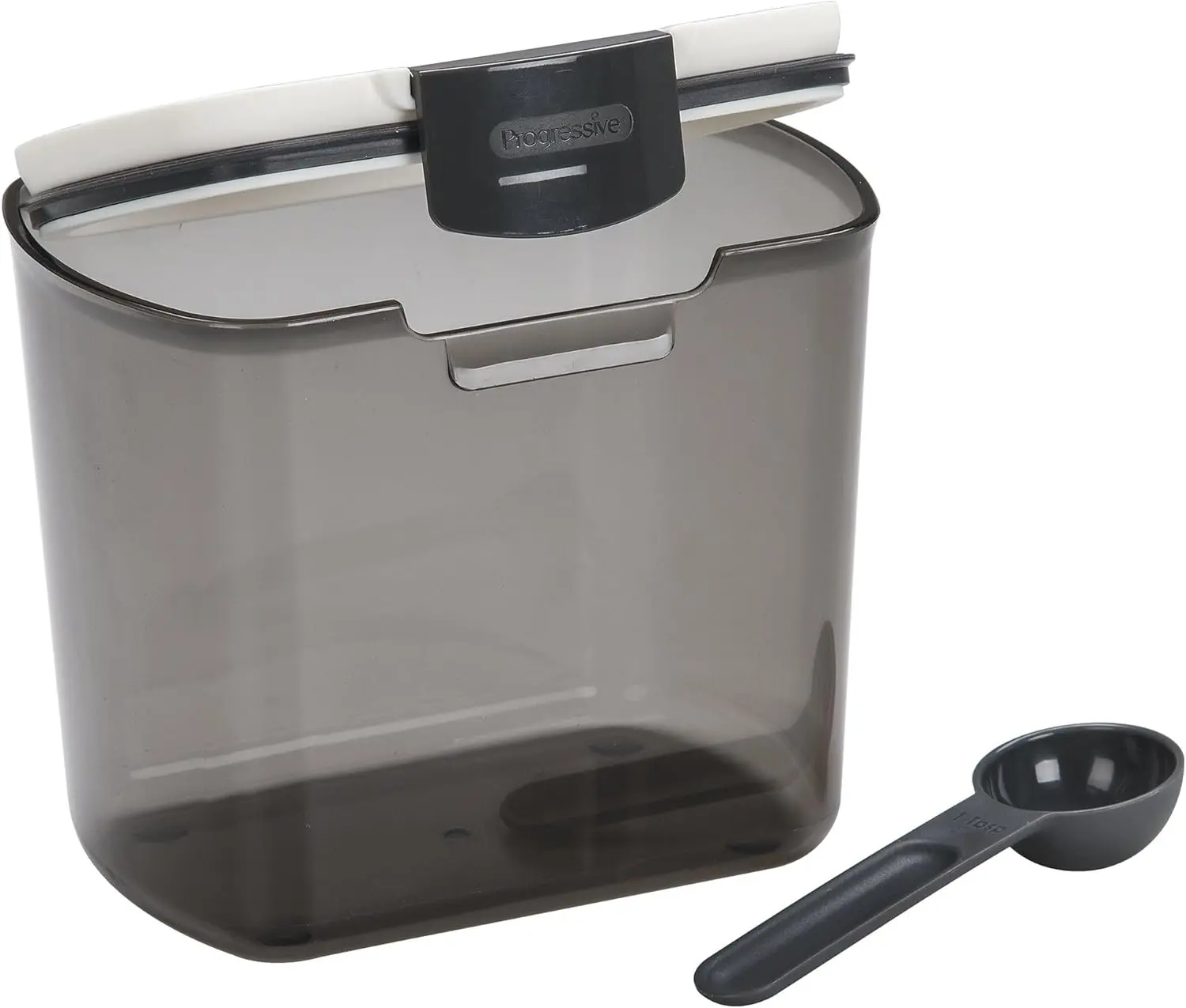 Progressive Prepworks Coffee ProKeeper | 1.5-Quart Airtight Canister Containers Kitchen Plastic Storage Utensils Tin With Lid Plastic Silicone Scoop