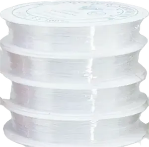 Elastic String, 1 Roll, Clear, for Beading and other DIY Projects