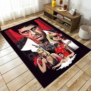 Scarface Rug, Tony Montana Rug, Scarface Movie, Scarface Carpet, Scarface, For Living Room, Fan Rug