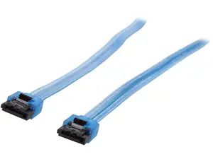 Nippon Labs SATA3L-2FT-BU 2 ft. SATA III Cable w/ Locking Latch 2 feet - OEM