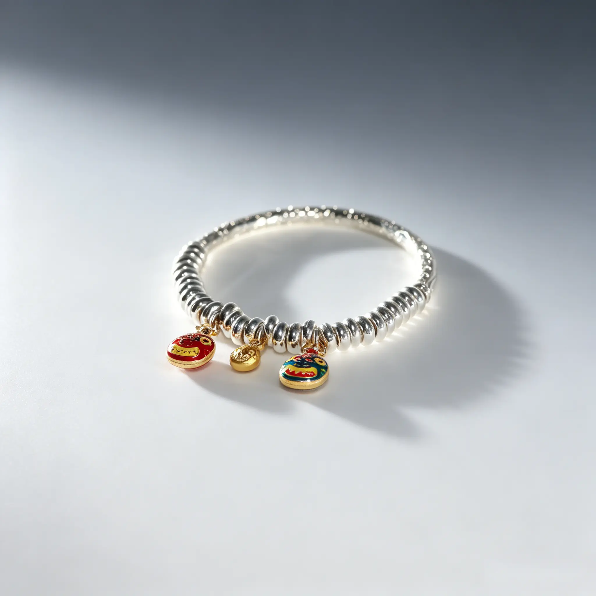 Statement Tribal Charm Bracelet, Non-Typical Wrist Jewelry To Show Your Unique Personality,Perfect Alt Accessory For Skaters & Street Style Lovers,Custom Vibe Protection Bracelet, Spiritual Charm Bangle To Manifest Your Own Good Fortune