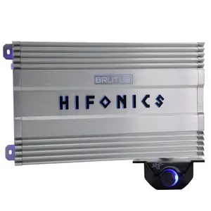Hifonics BG-2200.1D Brutus Gamma Mono D 2200W Car Audio Subwoofer Amp, Bass Knob